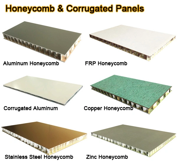 4X8 Foot 4 X 8′ 10mm THK Exterior Roof Floor Wall Furniture Acoustic Marine Wood Aluminum Aluminium Composite Sandwich Honeycomb Panel for Cleanroom Truck Body
